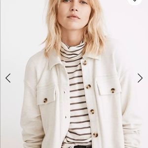 Madewell Brushed Knit Shirt Jacket